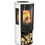 Thumbnail: Contura 556 Style G Stove in White with black glass door and side glass panels