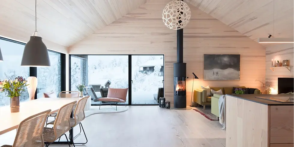 Thumbnail: RAIS VIVA L  Viva L, with its sculptural and circular exterior, is an elegant and classic wood-burning stove.
