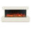 Thumbnail: Hestia 1562 Electric Fire & Solace Marble Media Wall Suite Medium Carrara White