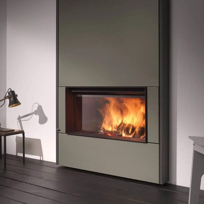Thumbnail: STUV 22/110 SF  HARMONISING FIRE WITH ARCHITECTURE - WOODBURNING FIRE