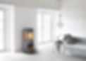Contura 556 cast iron grey wood burning stove