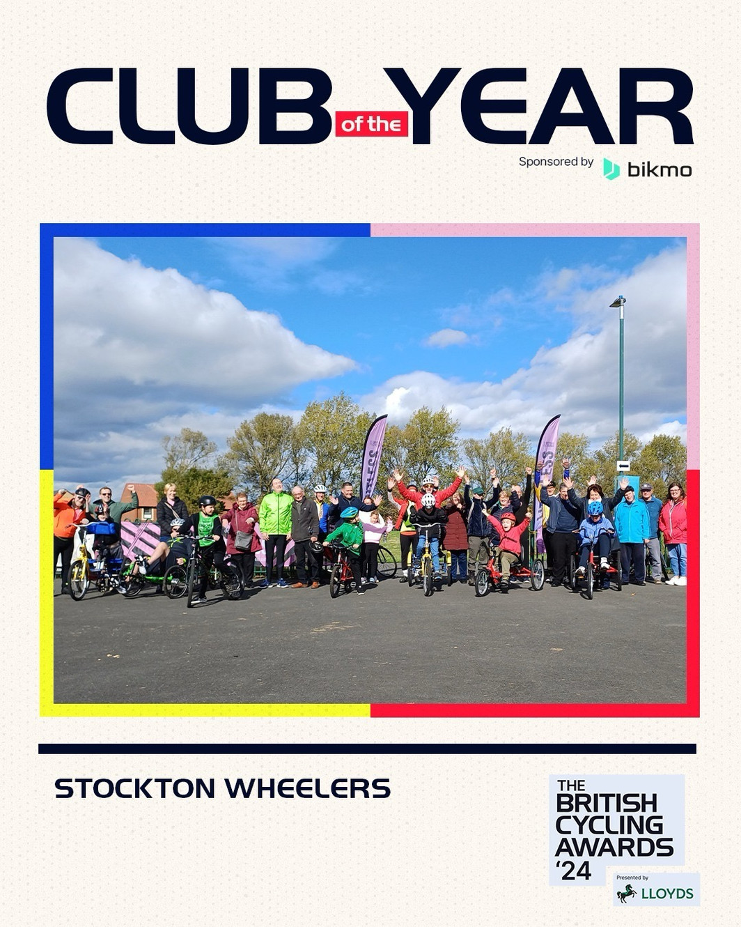 Stockton Wheelers CC logo