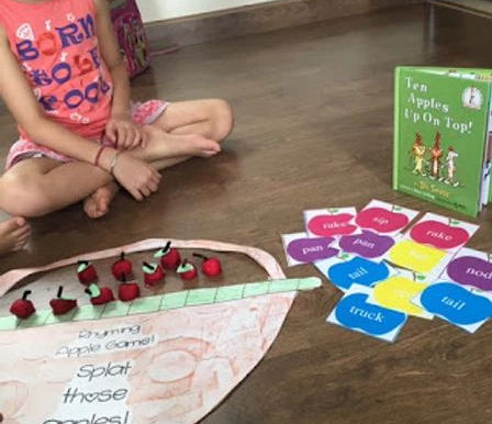 Rhyming with Ten Apples up on Top!