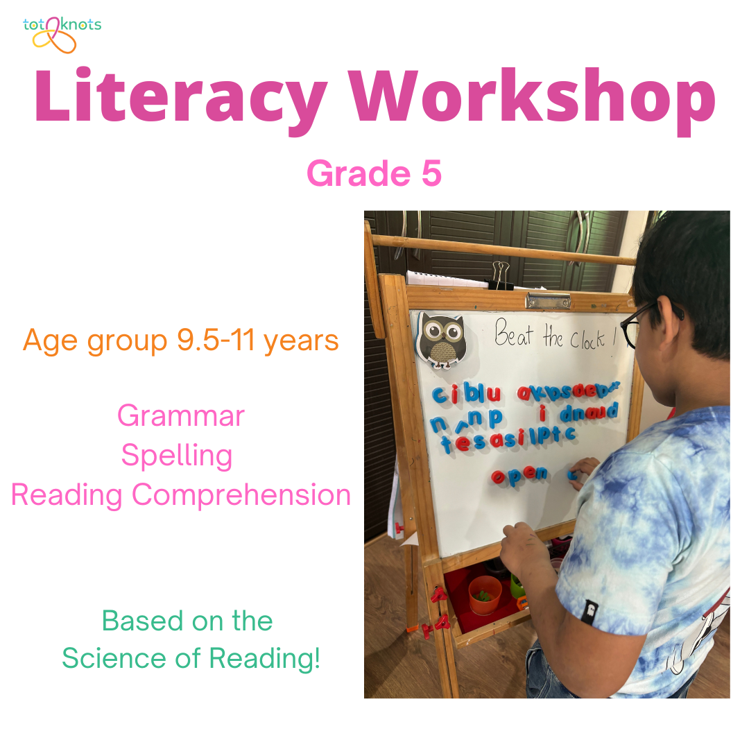 Grade 5 Literacy Workshop (Group Sessions)