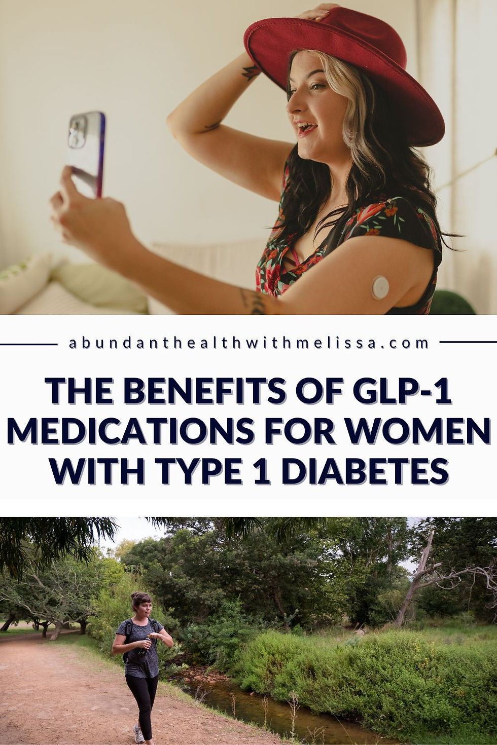 A pinnable image for a blog post about GLP-1 medications