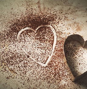 Hjärtformat avtryck