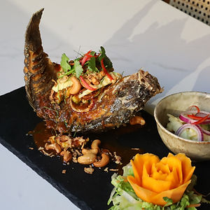 Crispy Seabass & Mango Salad