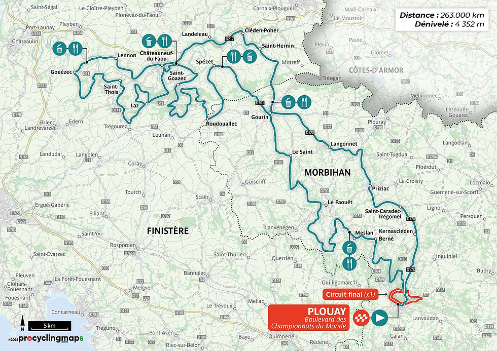 Parcours de la Bretagne Classic 2025