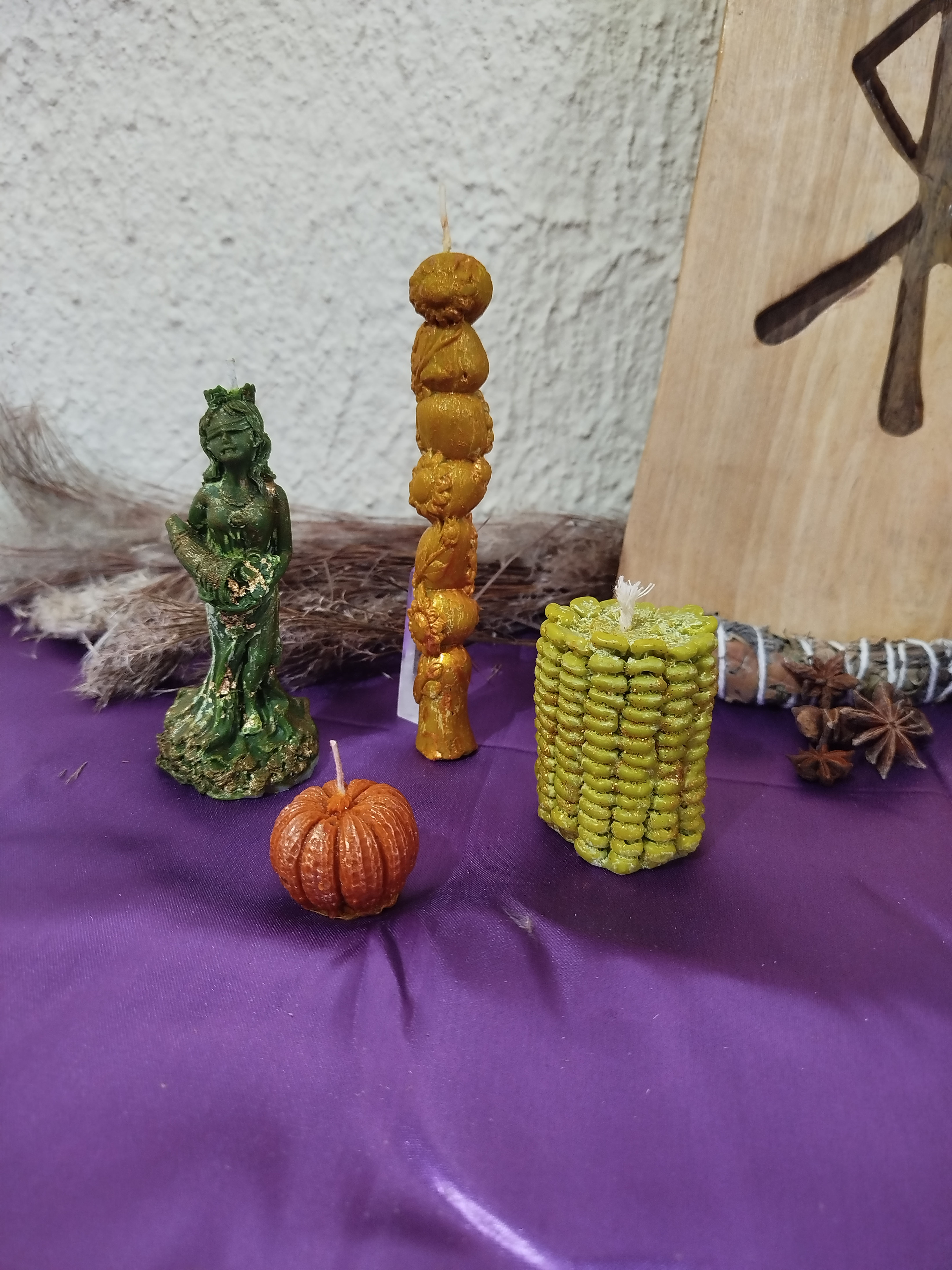 Kit Velas Abundância e Prosperidade 4 velas