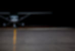 Cessna in hangar with horton stol kit