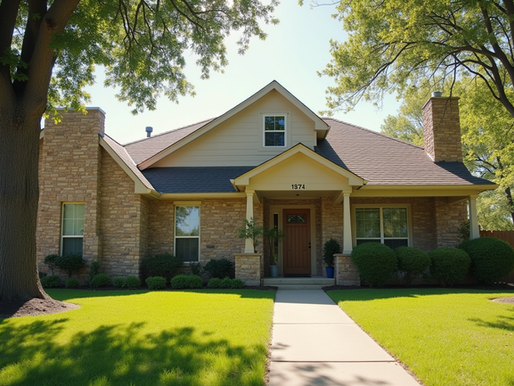 A Texas family home representing blended family custody challenges in 2026