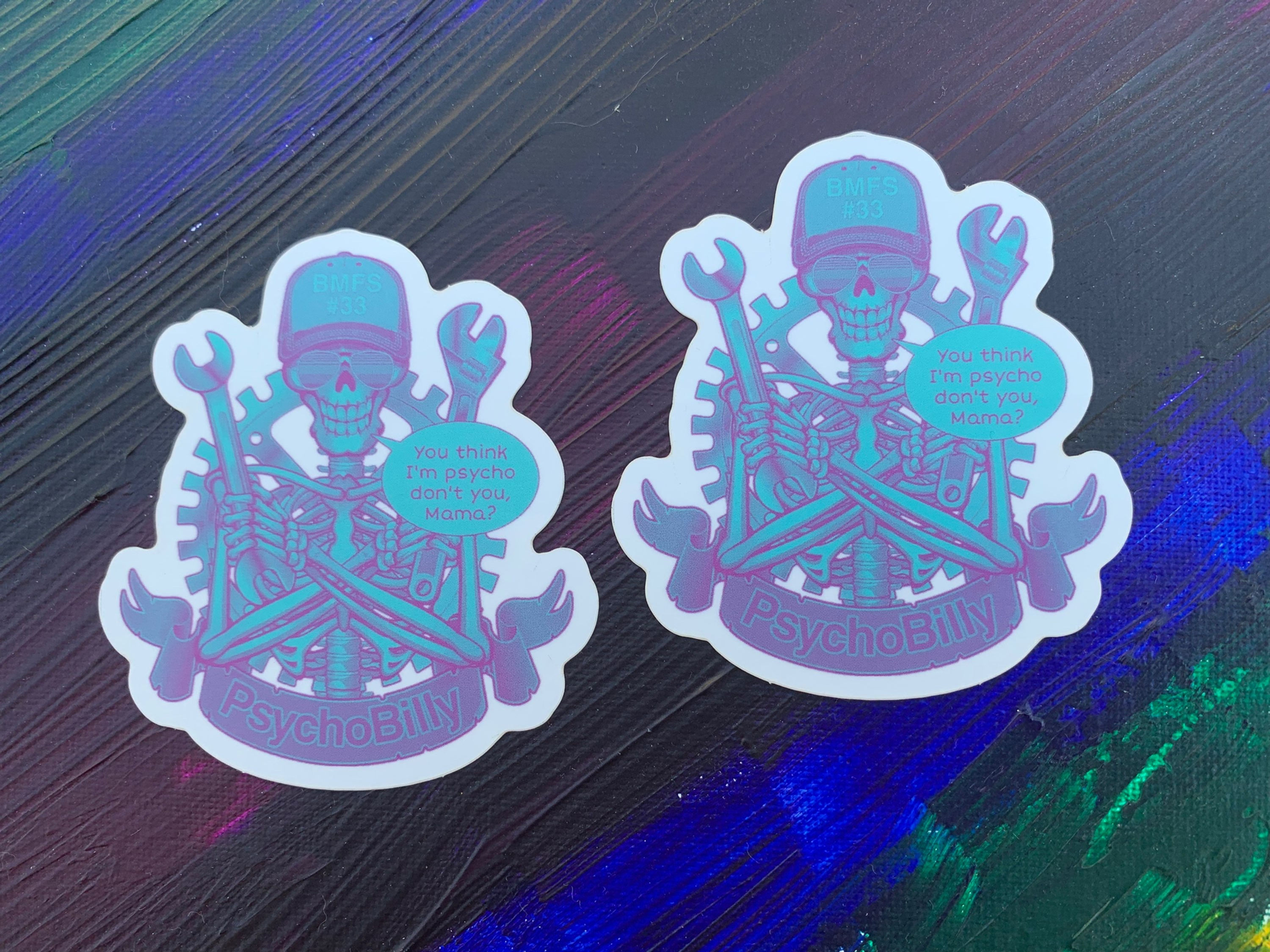 PsychoBilly Sticker