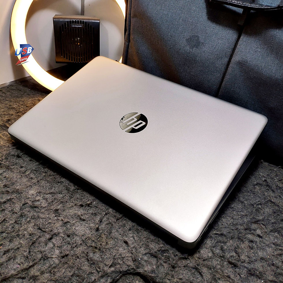 Thumbnail: HP 14s -AND A4  RAM 8 Gb SSD Mulus Mantabs - Laptop Second Bek