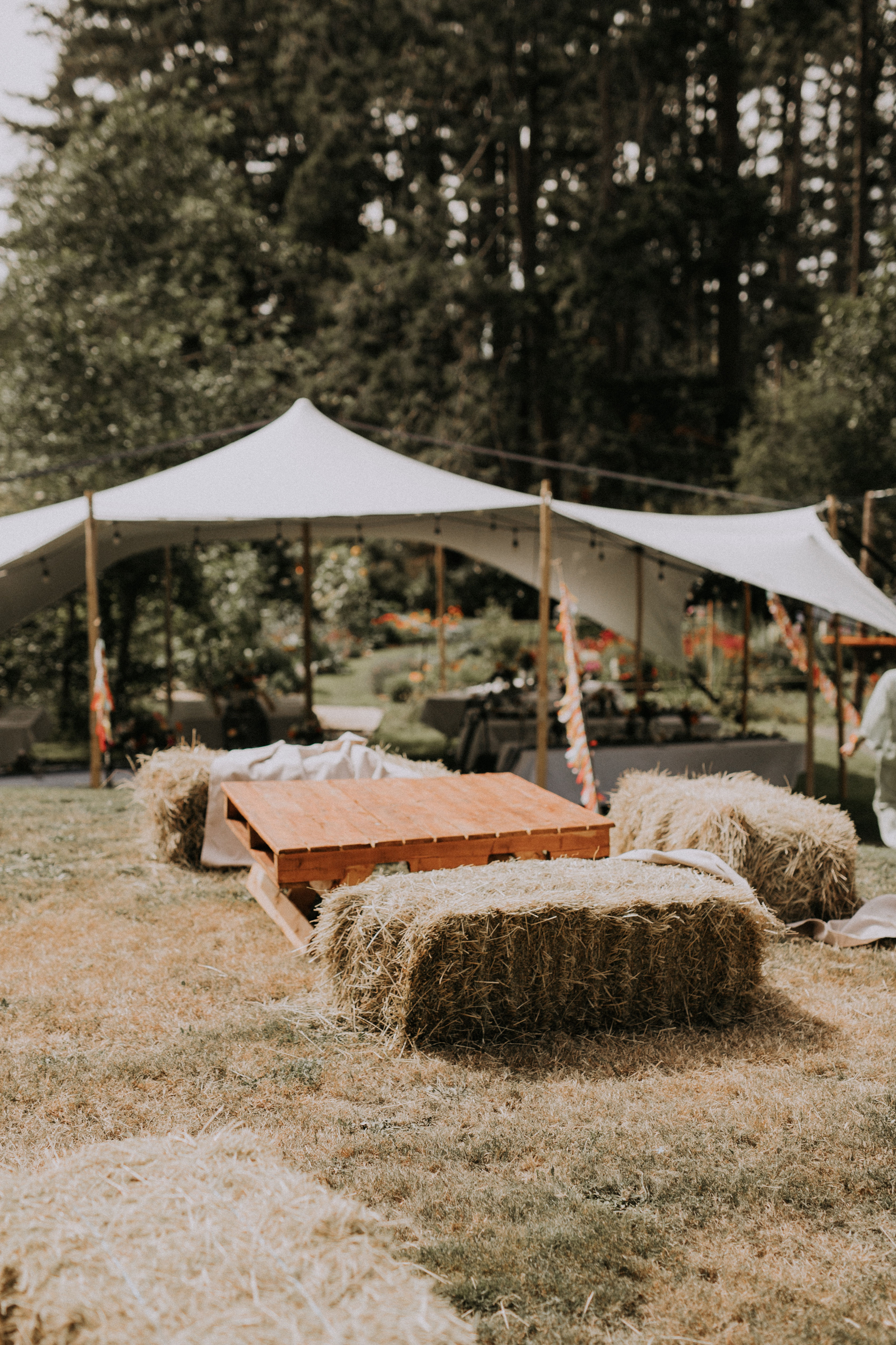 Boho Rustic Cocktail and Games Table