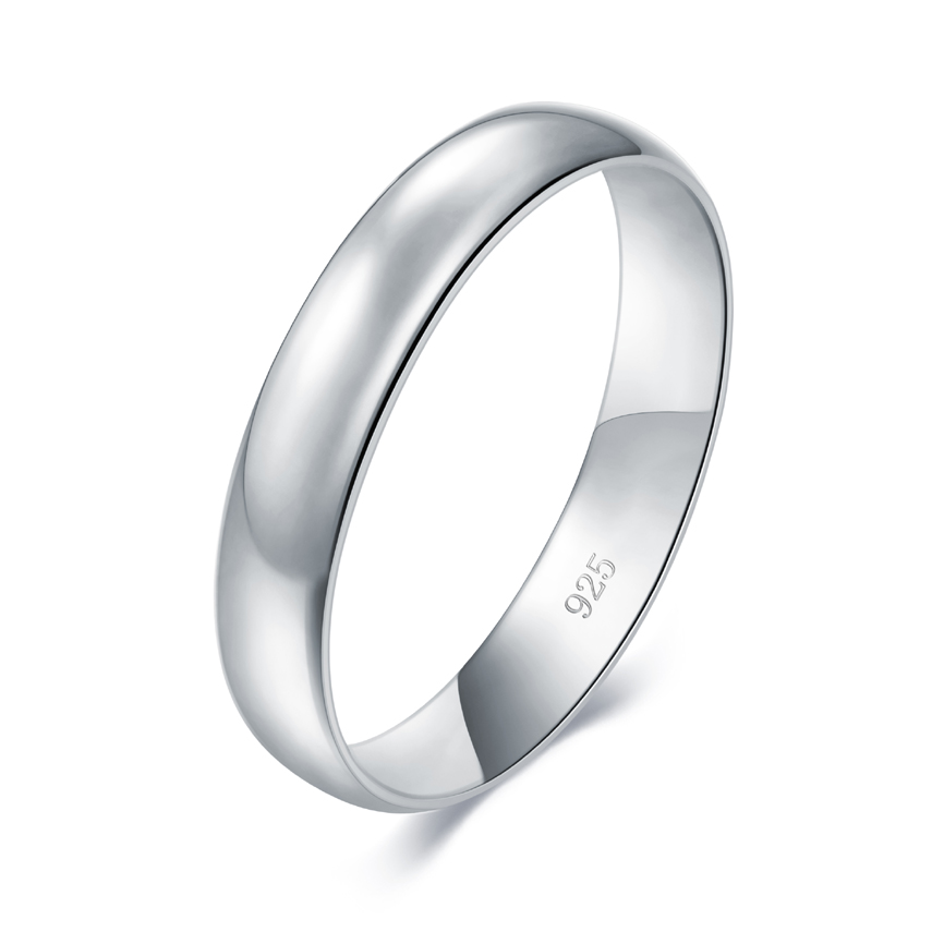 Fast FREE Shipping Online Shopping Mall BORUO 925 Sterling Silver Ring 