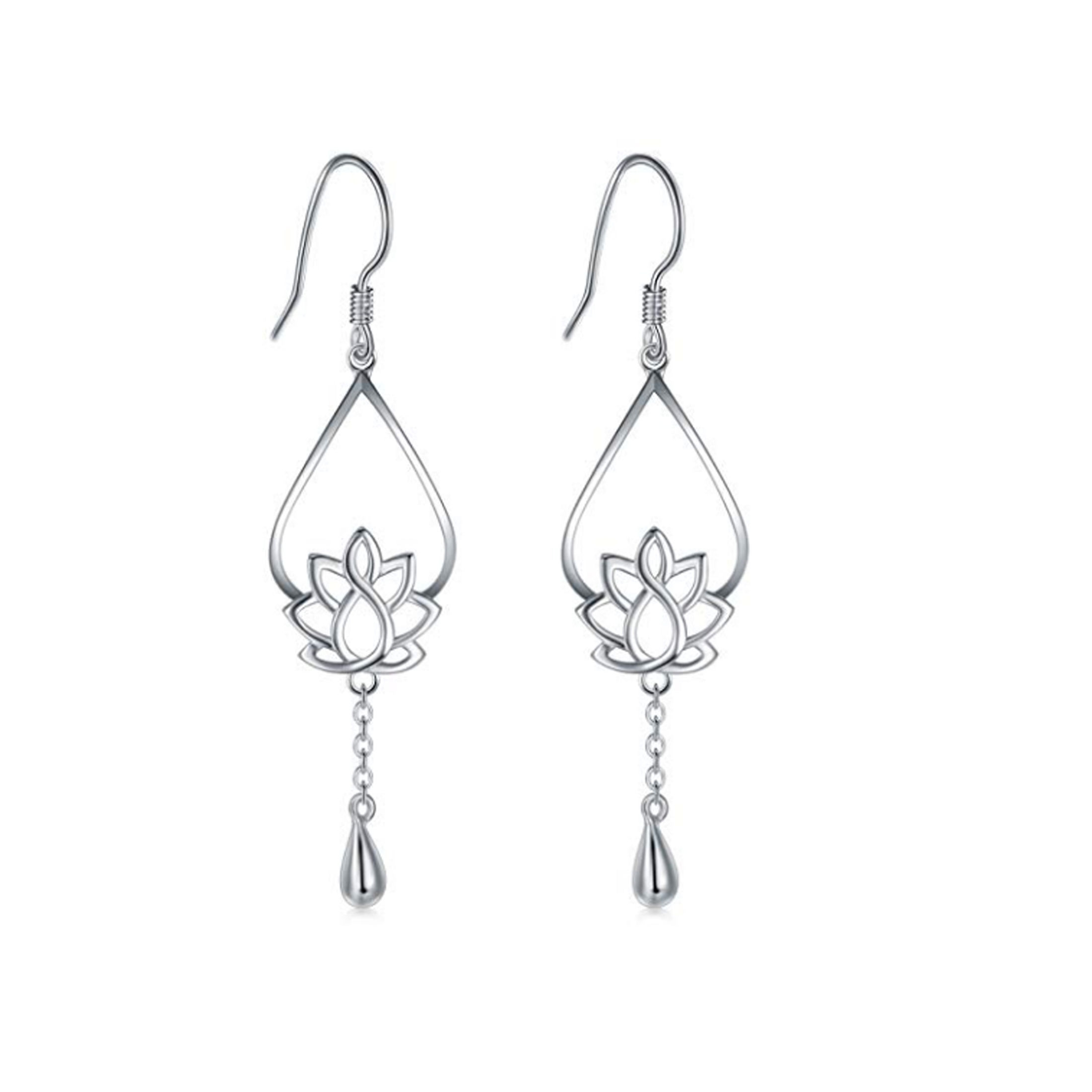 Lotus Flower Earrings