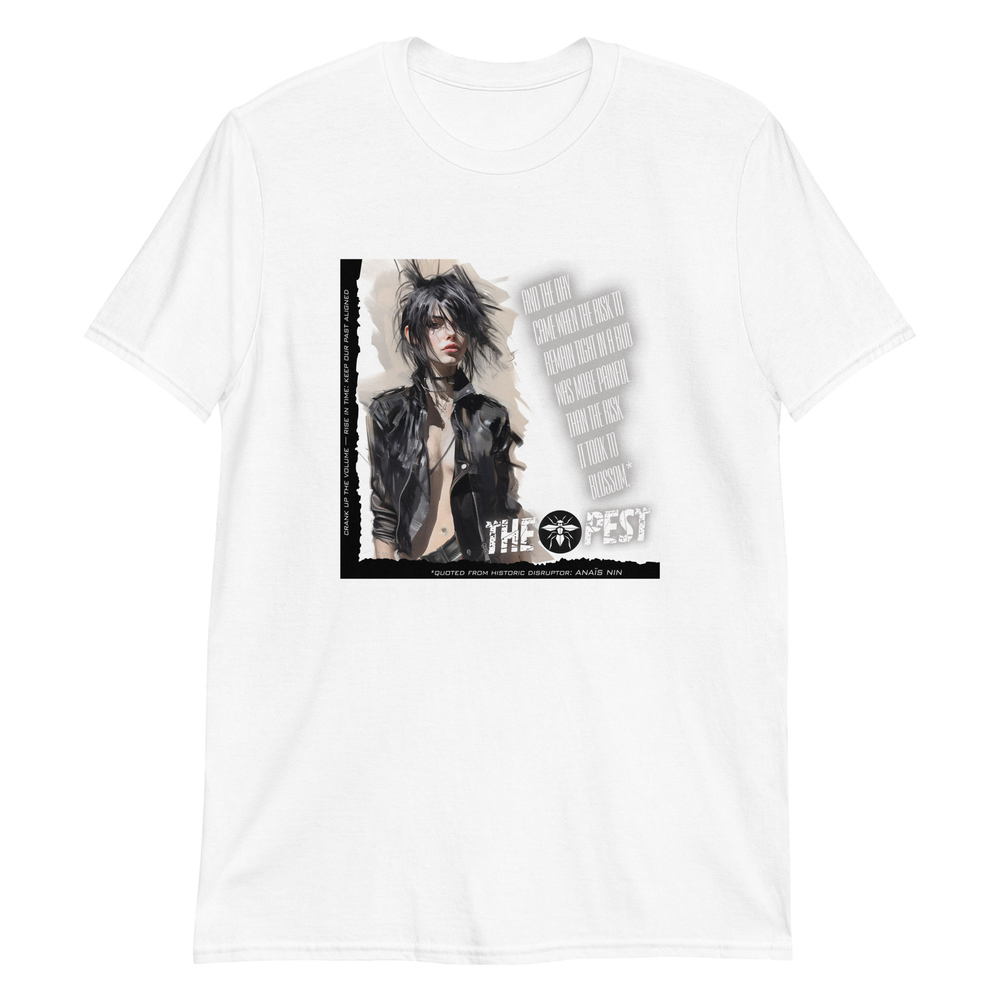 Anaïs Nin: And the day came... (Short-Sleeve Unisex T-Shirt)