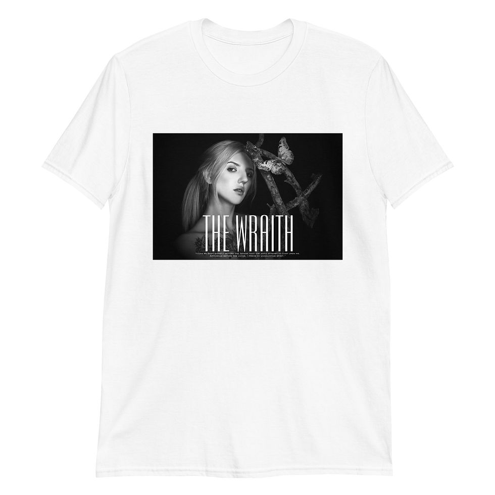 Thumbnail: The Wraith - Moth Portrait (Short-Sleeve Unisex T-Shirt)