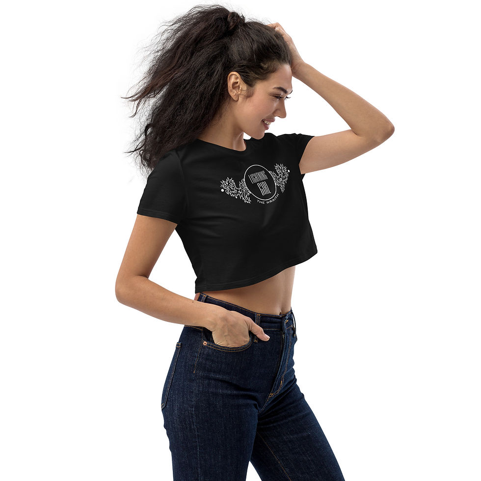 Thumbnail: Lightning Girl - The Wraith (Eco-Conscious Organic Crop Top)