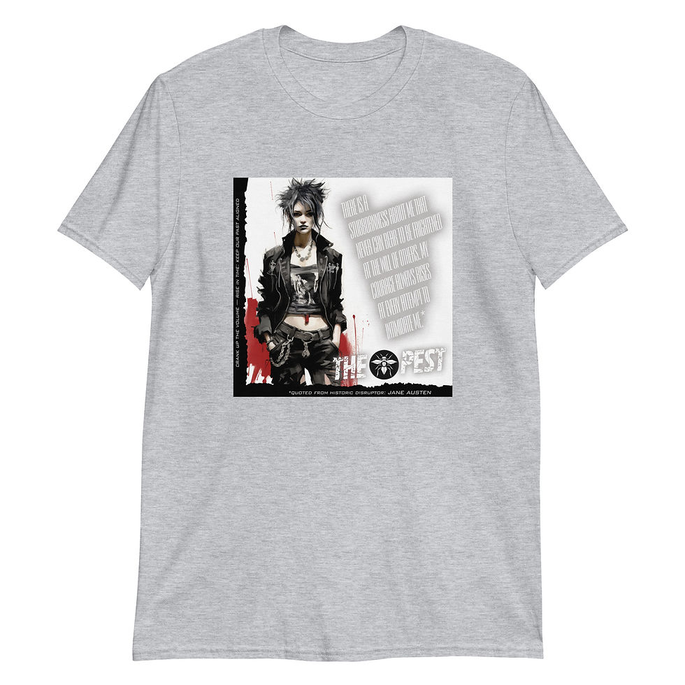 Thumbnail: Jane Austen: There is a stubbornness about me... (Short-Sleeve Unisex T-Shirt)
