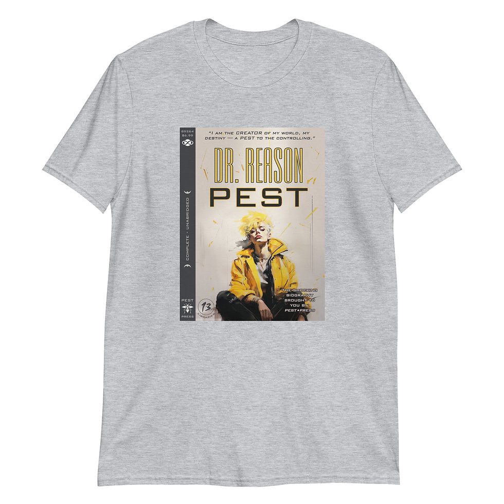 Thumbnail: Dr. Reason - Book Cover: Pest (Short-Sleeve Unisex T-Shirt)