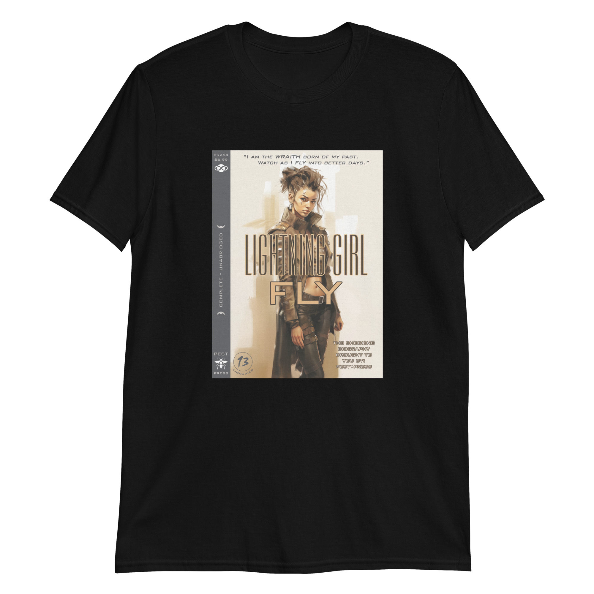 Lightning Girl - Book Cover: Fly (Short-Sleeve Unisex T-Shirt)