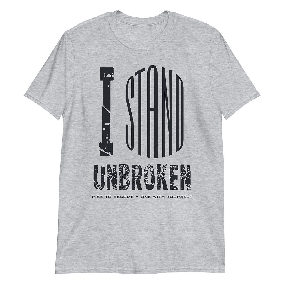 Thumbnail: I stand unbroken (Short-Sleeve Unisex T-Shirt)