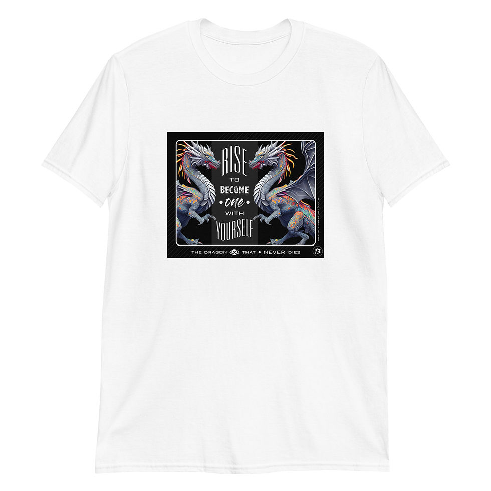 Thumbnail: Rise To Become One With Yourself: Dragon 5 (Short-Sleeve Unisex T-Shirt)