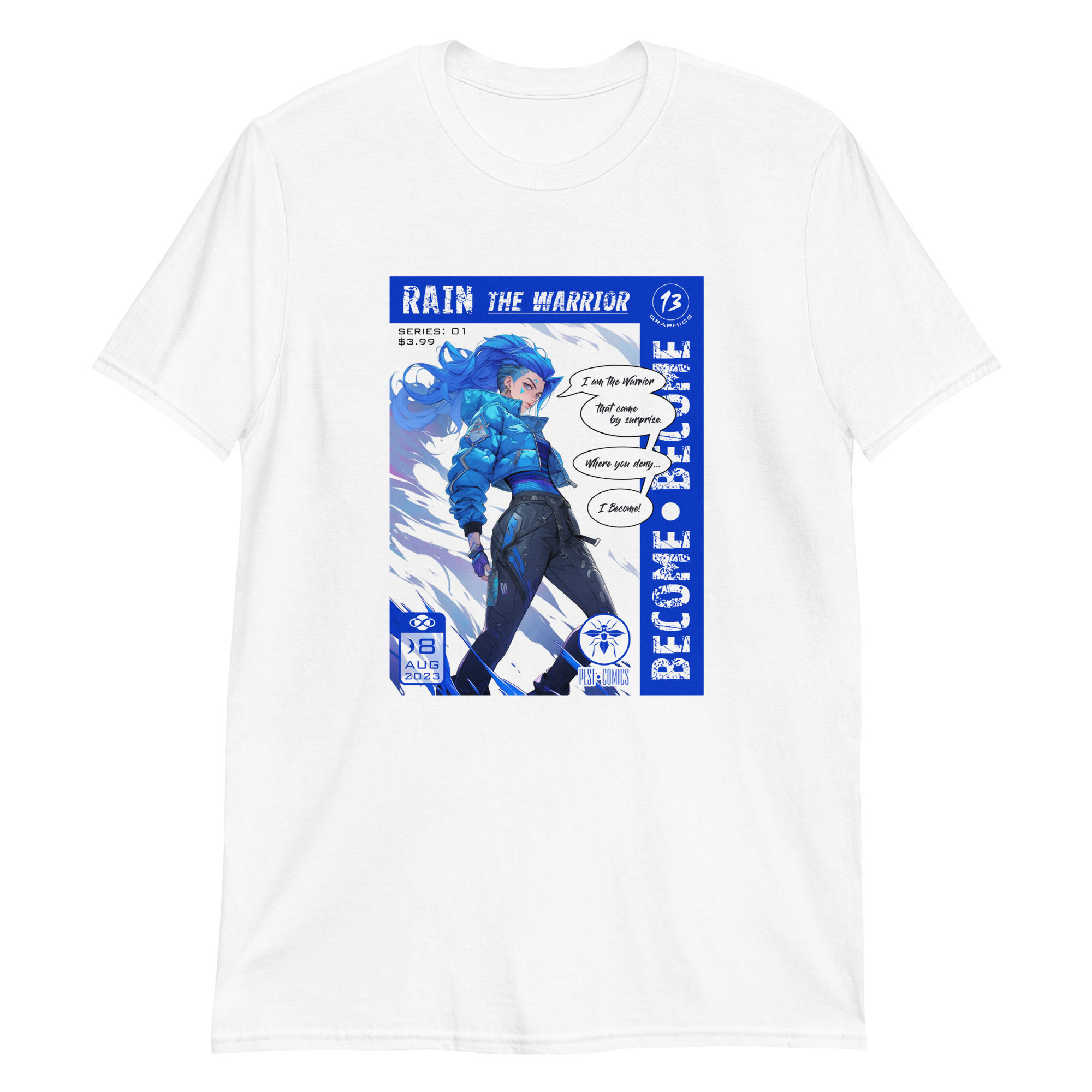 Rain - Comic Cover: Become (Short-Sleeve Unisex T-Shirt)