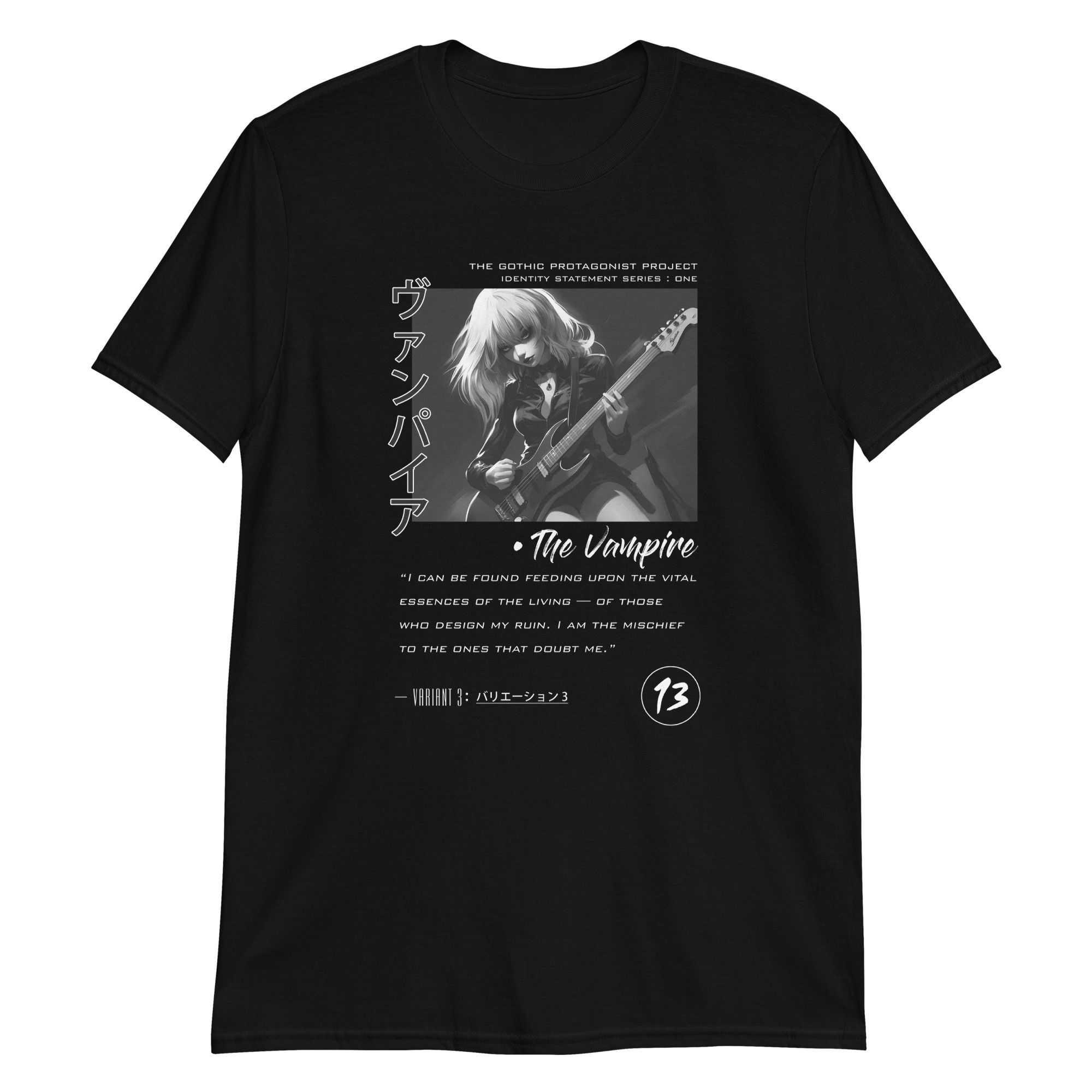 The Vampire - Japanese Card 3 (Short-Sleeve Unisex T-Shirt)