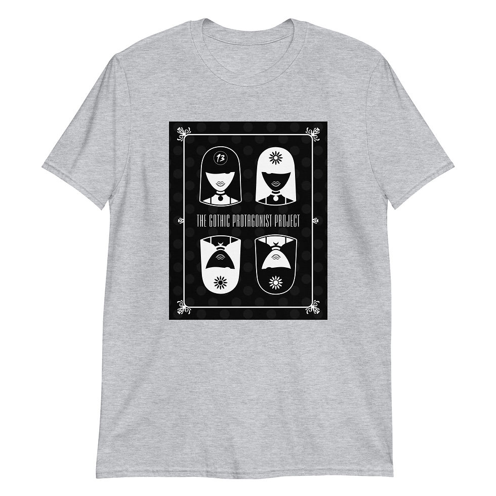 Thumbnail: The Gothic Protagonist Project: Card 01 (Short-Sleeve Unisex T-Shirt)