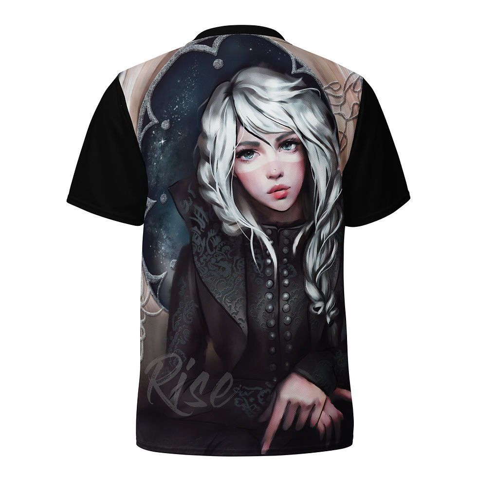 Thumbnail: Queen of the Toci: Rise (Recycled unisex sports jersey)