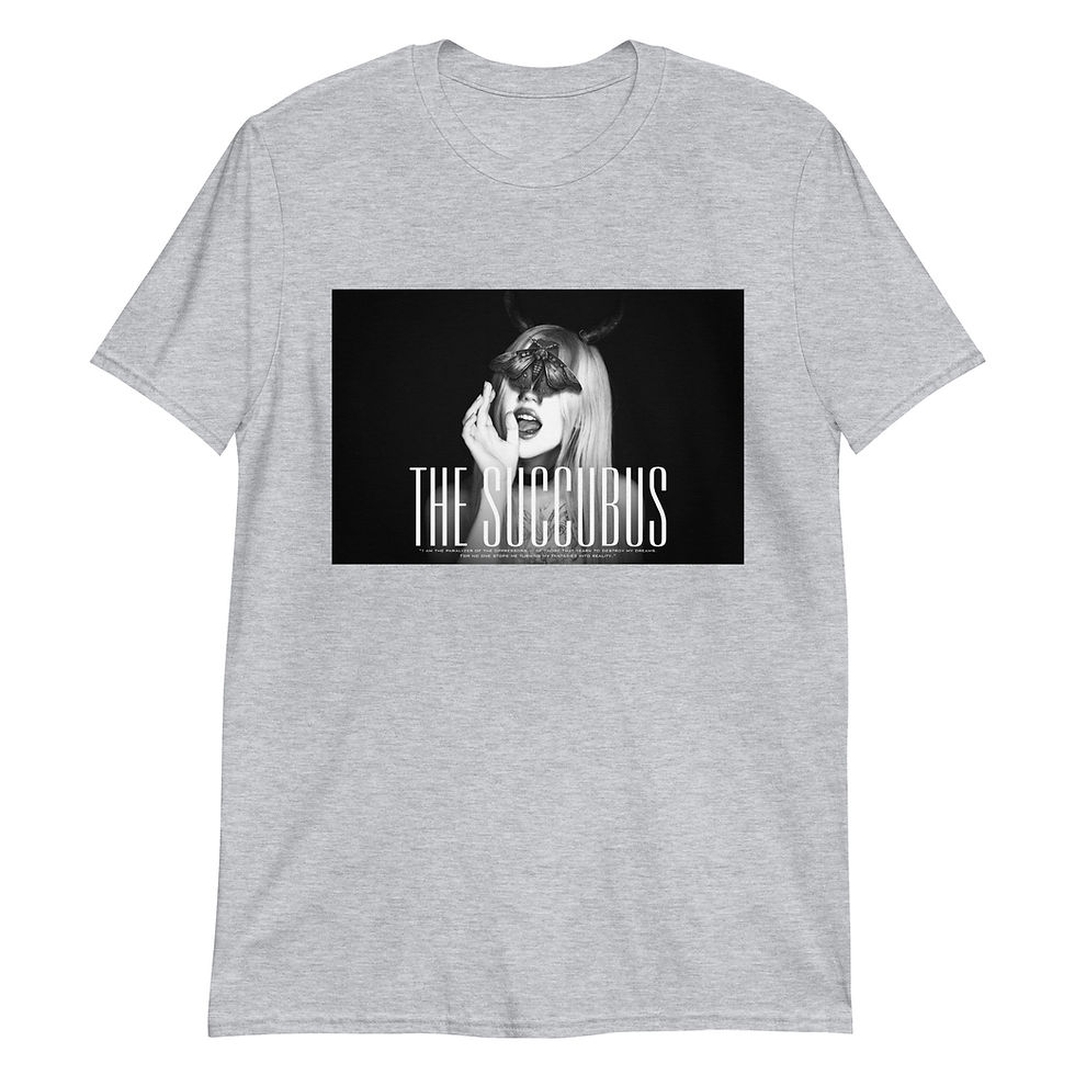 Thumbnail: The Succubus - Moth Portrait (Short-Sleeve Unisex T-Shirt)