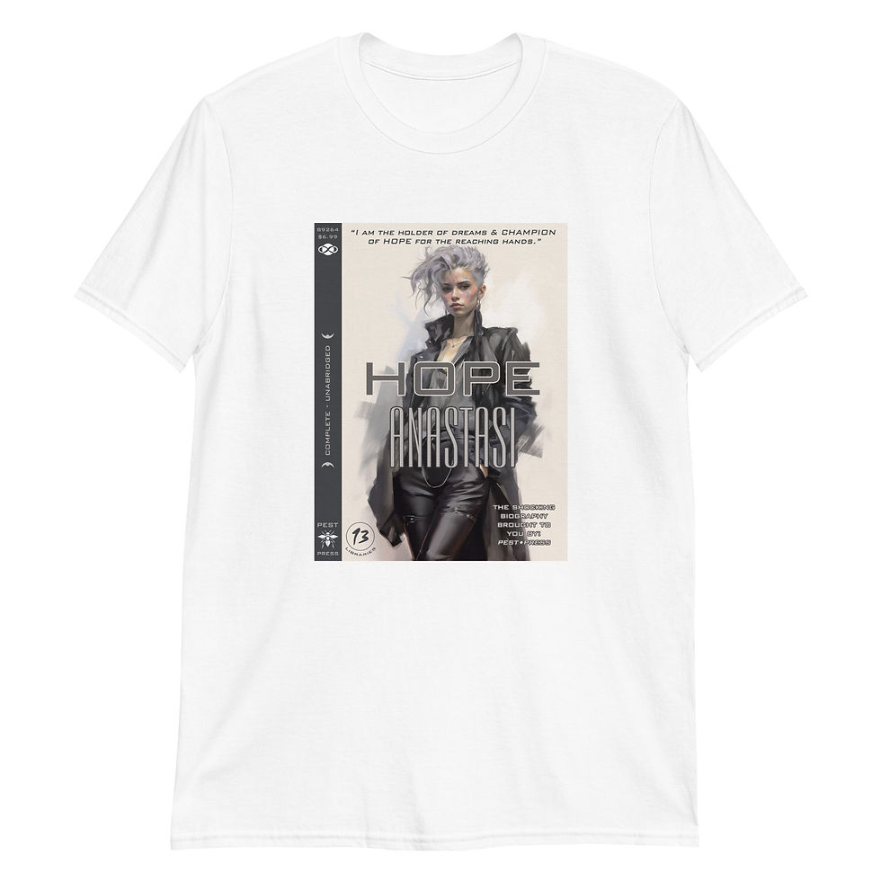 Thumbnail: Anastasi / Phoenix - Book Cover: Hope (Short-Sleeve Unisex T-Shirt)