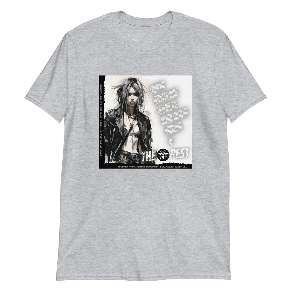 Thumbnail: Elizabeth Gaskell: I know you despise me... (Short-Sleeve Unisex T-Shirt)