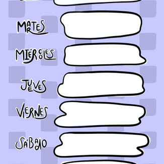 Planner semanal ✨🐙