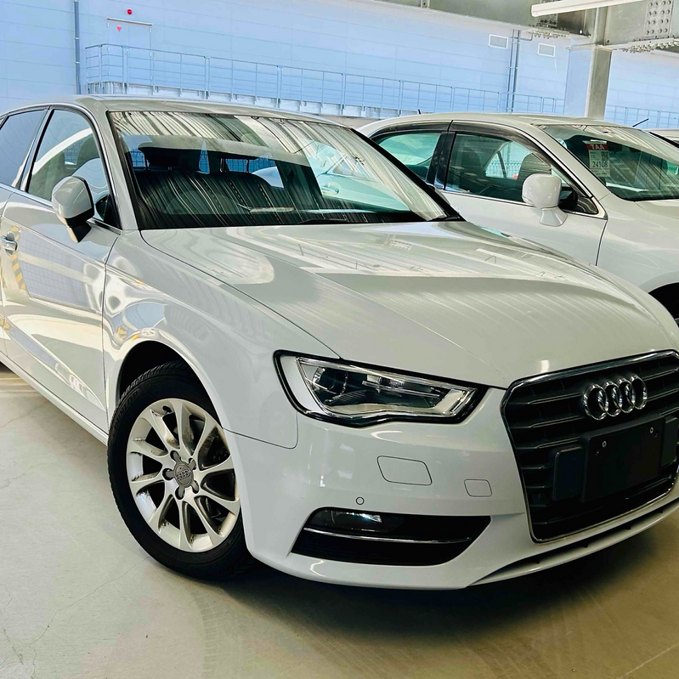 Audi A3 from Japanese auction stock for UK motor dealers