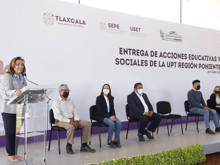 LORENA CUÉLLAR CISNEROS ENTREGÓ ACCIONES EDUCATIVAS Y SOCIALES EN LA UPT REGIÓN PONIENTE