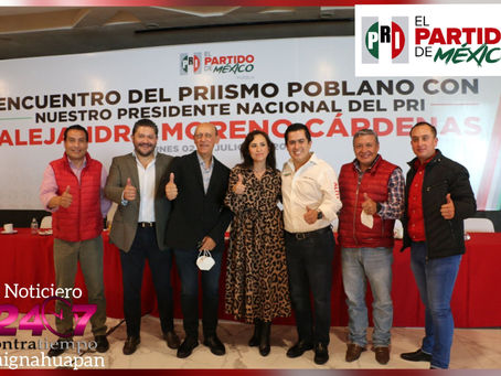 Lorenzo Rivera destaca el trabajo de campaña de los chignahuapenses con Alejandro Cárdenas