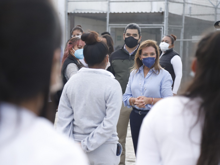 VISITA GOBERNADORA LORENA CUÉLLAR ANEXO FEMENIL DEL CENTRO REGIONAL DE REINSERCIÓN SOCIAL DE APIZACO