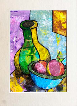 still life with bottle