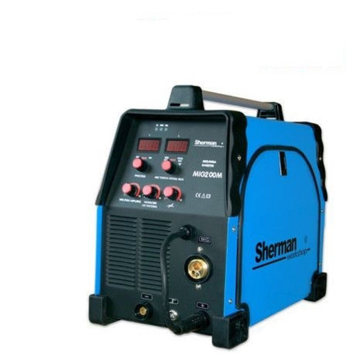 Sherman MIG200M Inverter 200Amp MMA Brazing ARC MIG/MAG Digital Welder