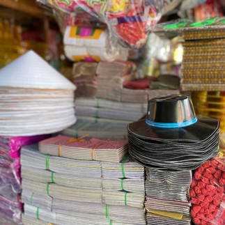 Selling breakfast at a local market in Dong Hoi