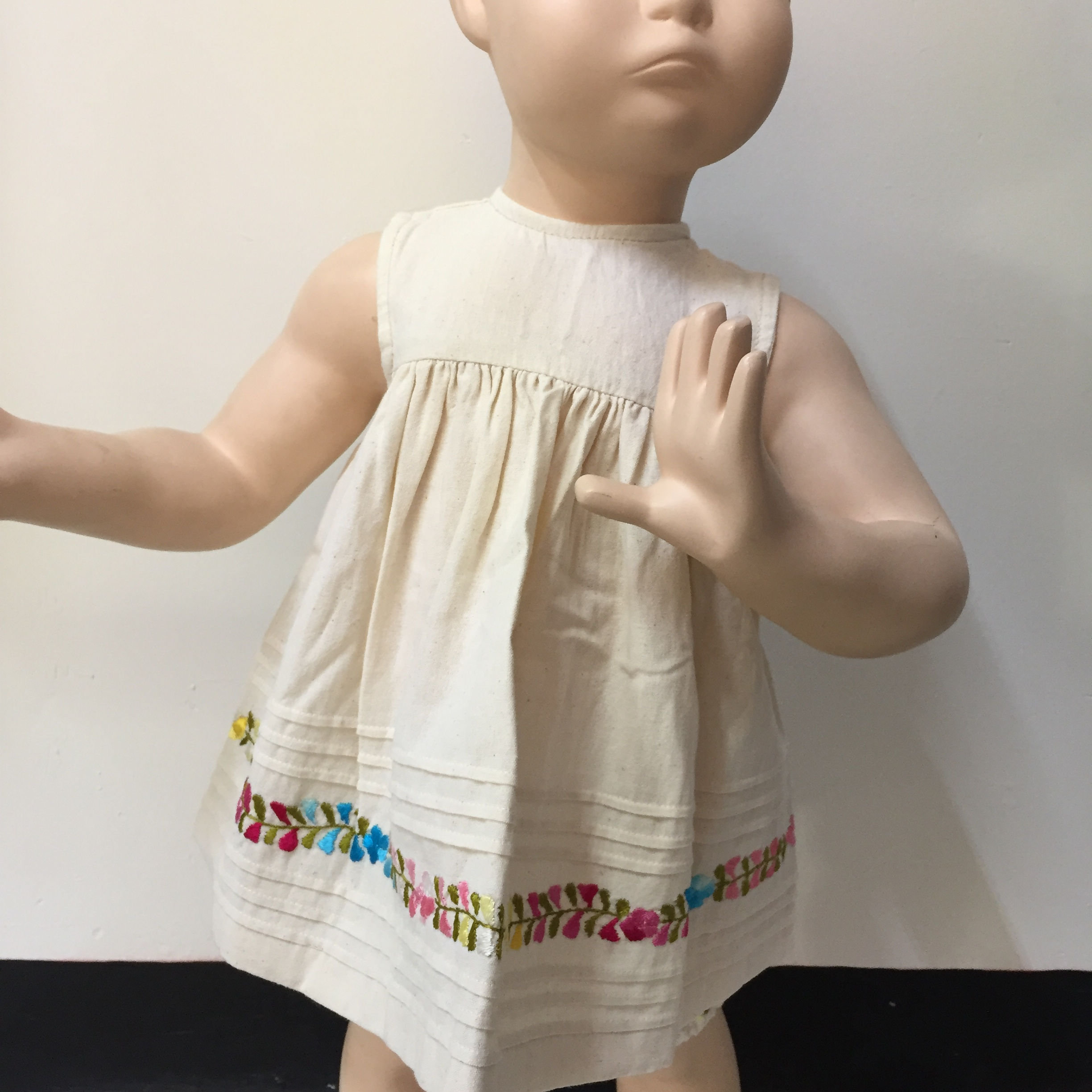 Conjunto de niña alforza