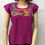 Miniatura: Blusa cuadrada deshilada sin guia