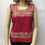Miniatura: Blusa cuadrada deshilada con guia