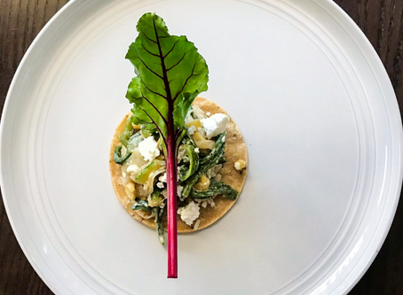 Taquito poblano del Chef Avramow