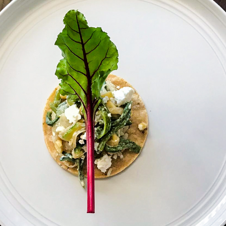 Taquito poblano del Chef Avramow