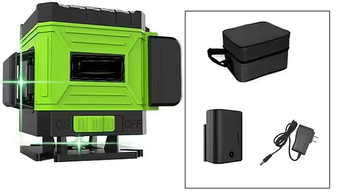 Chancemakers 4D Self-Leveling Laser Level with Lithium Battery Laser Ruler