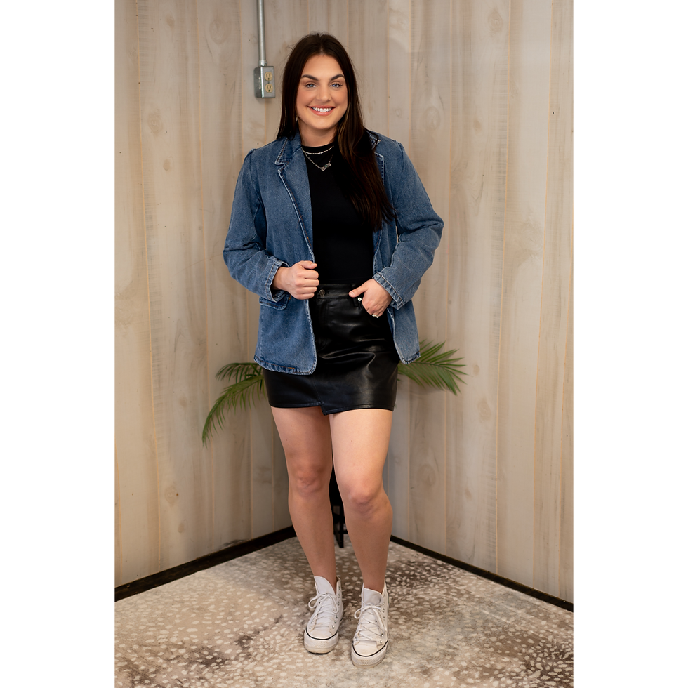 Thumbnail: Darling Denim Blazer